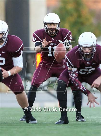 Thumbnail 1 in Rush-Henrietta vs. Aquinas Institute (Section 5 Class AA Final) photogallery.