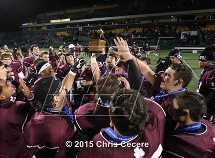 Thumbnail 3 in Rush-Henrietta vs. Aquinas Institute (Section 5 Class AA Final) photogallery.