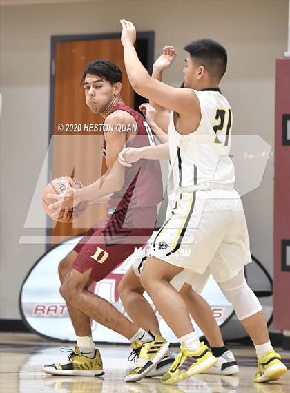 Thumbnail 3 in Capistrano Valley vs. Downey (Rancho Mirage Holiday Invitational) photogallery.