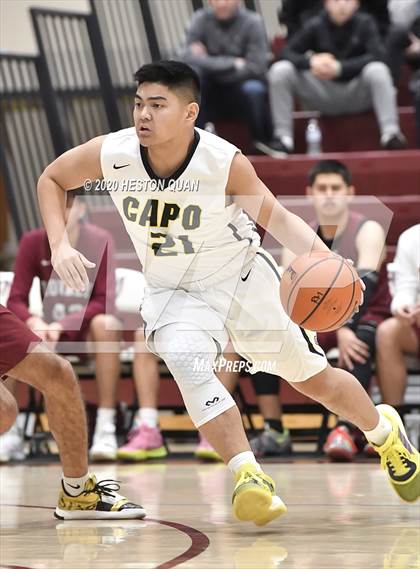 Thumbnail 1 in Capistrano Valley vs. Downey (Rancho Mirage Holiday Invitational) photogallery.