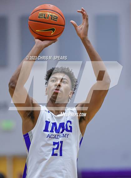 Thumbnail 2 in IMG Academy vs. Brewster Academy National (Sunshine Classic) photogallery.