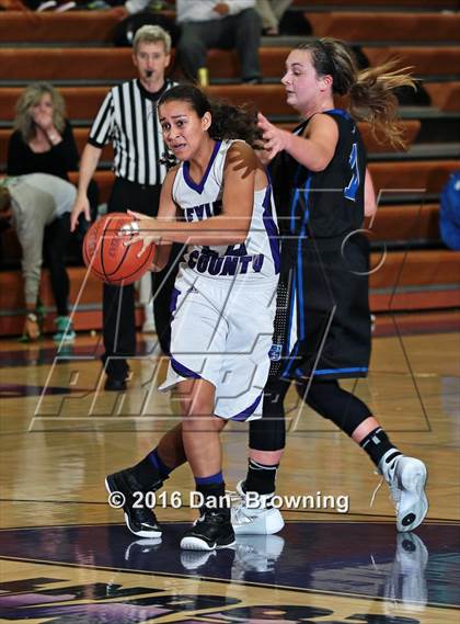 Thumbnail 1 in Sevier County vs Christian Academy of Knoxville (Winterfest Shootout) photogallery.