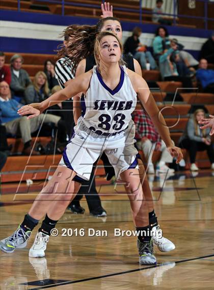 Thumbnail 2 in Sevier County vs Christian Academy of Knoxville (Winterfest Shootout) photogallery.