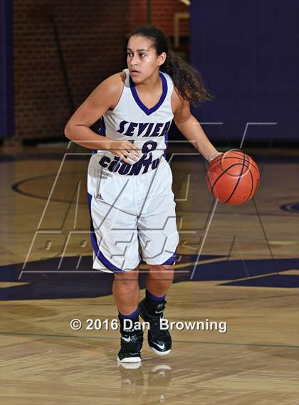 Thumbnail 2 in Sevier County vs Christian Academy of Knoxville (Winterfest Shootout) photogallery.