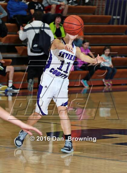 Thumbnail 1 in Sevier County vs Christian Academy of Knoxville (Winterfest Shootout) photogallery.