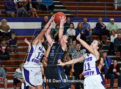 Thumbnail 2 in Sevier County vs Christian Academy of Knoxville (Winterfest Shootout) photogallery.