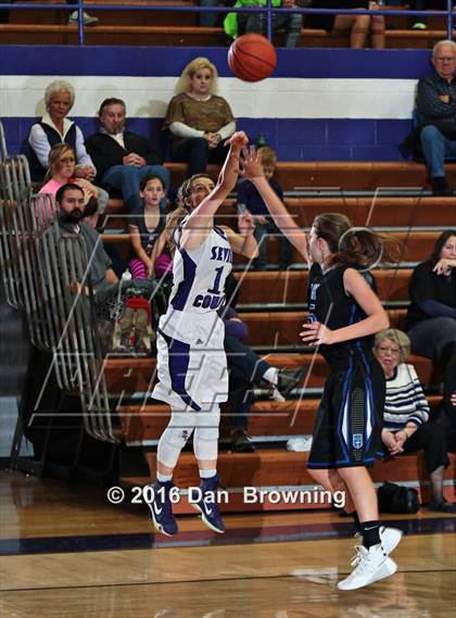 Thumbnail 3 in Sevier County vs Christian Academy of Knoxville (Winterfest Shootout) photogallery.