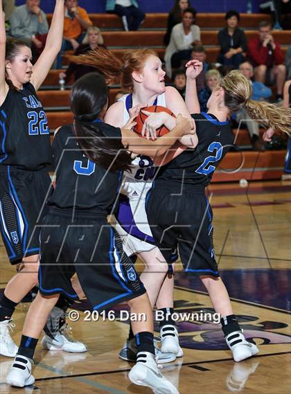 Thumbnail 3 in Sevier County vs Christian Academy of Knoxville (Winterfest Shootout) photogallery.