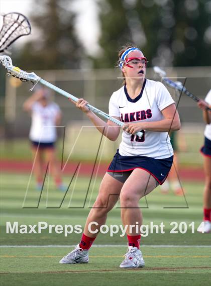 Thumbnail 2 in Lake Oswego vs. West Linn (Oregon Girls Lacrosse Association Final) photogallery.