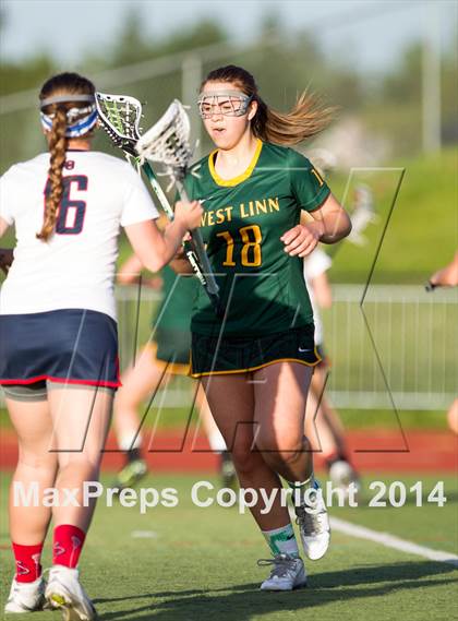Thumbnail 2 in Lake Oswego vs. West Linn (Oregon Girls Lacrosse Association Final) photogallery.