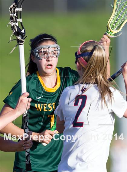 Thumbnail 1 in Lake Oswego vs. West Linn (Oregon Girls Lacrosse Association Final) photogallery.