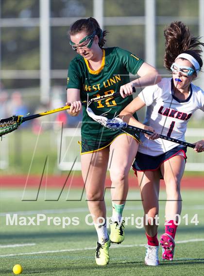 Thumbnail 1 in Lake Oswego vs. West Linn (Oregon Girls Lacrosse Association Final) photogallery.