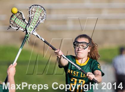 Thumbnail 2 in Lake Oswego vs. West Linn (Oregon Girls Lacrosse Association Final) photogallery.