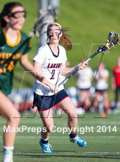 Thumbnail 2 in Lake Oswego vs. West Linn (Oregon Girls Lacrosse Association Final) photogallery.