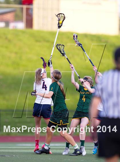 Thumbnail 2 in Lake Oswego vs. West Linn (Oregon Girls Lacrosse Association Final) photogallery.