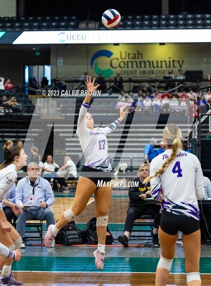 Thumbnail 3 in Desert Hills vs. Sky View (UHSAA 4A 3rd Place) photogallery.