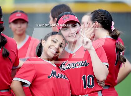 Thumbnail 3 in Marcus vs Guyer (UIL 6A Softball Regional Finals Division II) Game 2 photogallery.