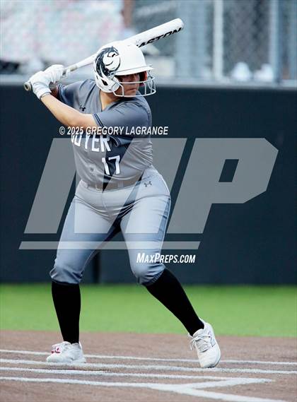 Thumbnail 2 in Marcus vs Guyer (UIL 6A Softball Regional Finals Division II) Game 2 photogallery.