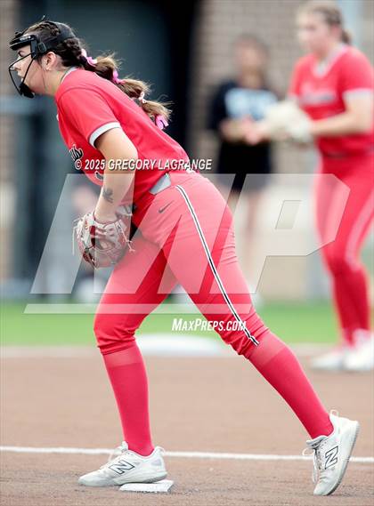 Thumbnail 2 in Marcus vs Guyer (UIL 6A Softball Regional Finals Division II) Game 2 photogallery.
