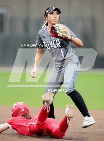 Thumbnail 2 in Marcus vs Guyer (UIL 6A Softball Regional Finals Division II) Game 2 photogallery.