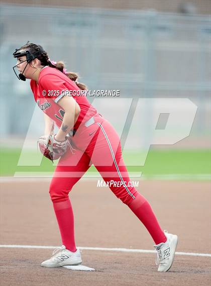 Thumbnail 2 in Marcus vs Guyer (UIL 6A Softball Regional Finals Division II) Game 2 photogallery.
