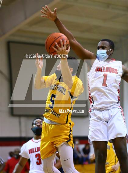 Thumbnail 1 in Berean Baptist Academy vs. Northwood Temple Academy (The BIG H.I.T. Holiday Invitational) photogallery.