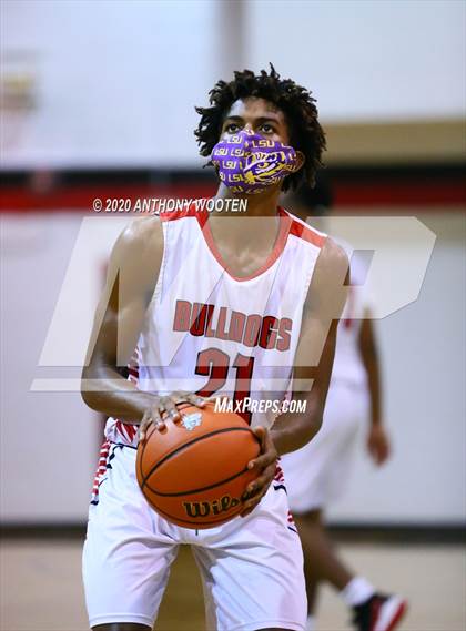 Thumbnail 3 in Berean Baptist Academy vs. Northwood Temple Academy (The BIG H.I.T. Holiday Invitational) photogallery.