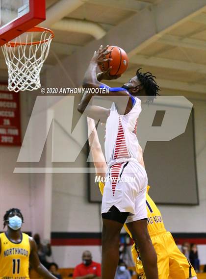 Thumbnail 3 in Berean Baptist Academy vs. Northwood Temple Academy (The BIG H.I.T. Holiday Invitational) photogallery.