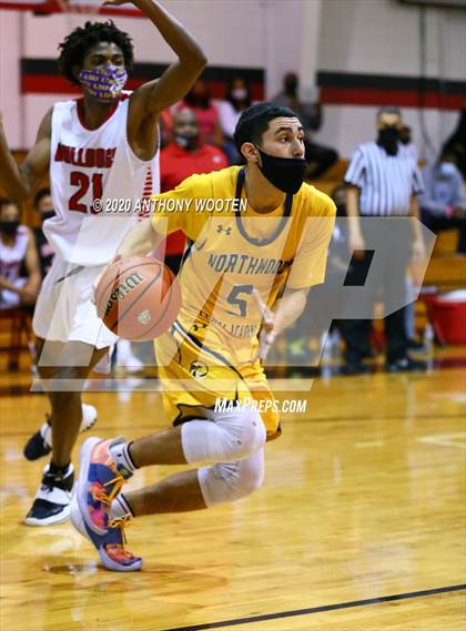Thumbnail 2 in Berean Baptist Academy vs. Northwood Temple Academy (The BIG H.I.T. Holiday Invitational) photogallery.