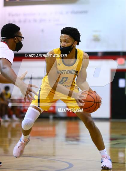 Thumbnail 2 in Berean Baptist Academy vs. Northwood Temple Academy (The BIG H.I.T. Holiday Invitational) photogallery.