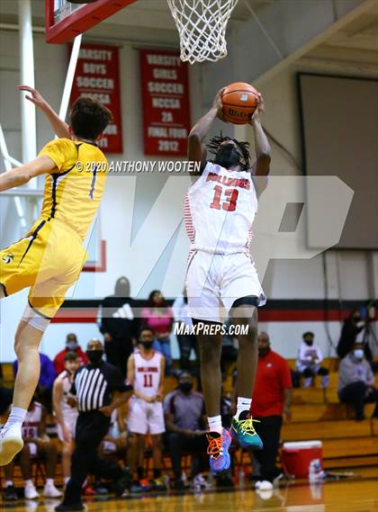 Thumbnail 1 in Berean Baptist Academy vs. Northwood Temple Academy (The BIG H.I.T. Holiday Invitational) photogallery.