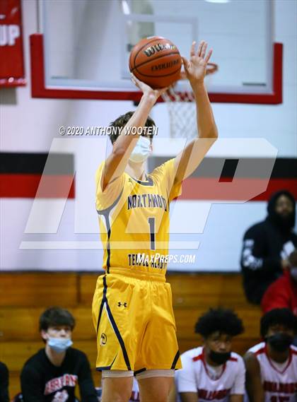 Thumbnail 1 in Berean Baptist Academy vs. Northwood Temple Academy (The BIG H.I.T. Holiday Invitational) photogallery.