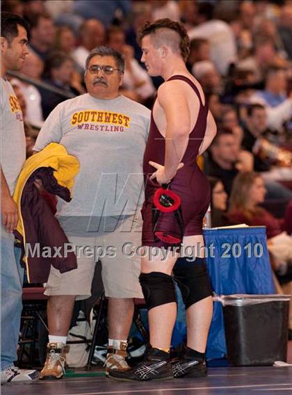 Thumbnail 1 in CIF State Wrestling Championships (Day 1 - Round 5) photogallery.