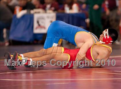 Thumbnail 1 in CIF State Wrestling Championships (Day 1 - Round 5) photogallery.