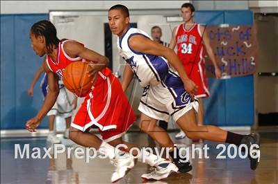Thumbnail 1 in Los Alamitos vs Century (MLK Invitational) photogallery.