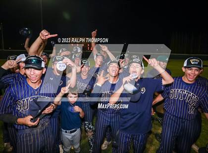 Thumbnail 3 in Sutter vs. Bradshaw Christian (CIF-SJS D5 Final) photogallery.