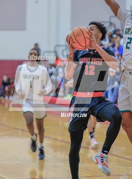 Thumbnail 1 in Sandy Creek vs Grayson (Hard in the Paint) photogallery.