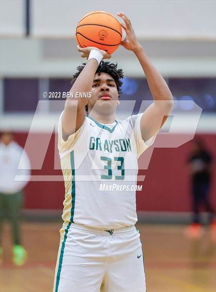 Thumbnail 1 in Sandy Creek vs Grayson (Hard in the Paint) photogallery.