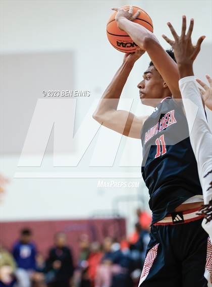 Thumbnail 2 in Sandy Creek vs Grayson (Hard in the Paint) photogallery.
