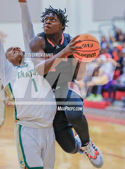 Thumbnail 2 in Sandy Creek vs Grayson (Hard in the Paint) photogallery.