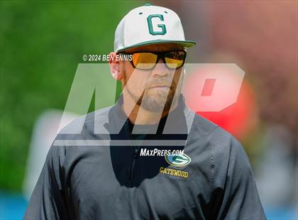 Thumbnail 1 in Edmund Burke Academy vs. Gatewood (GIAA 2A Championship - Game 3) photogallery.