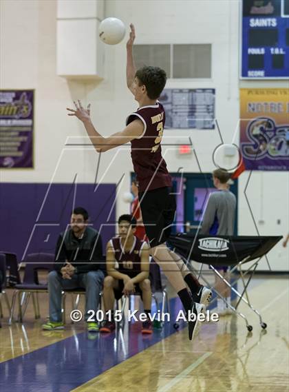 Thumbnail 3 in Ironwood vs Mountain Pointe (Notre Dame Prep Invitational) photogallery.