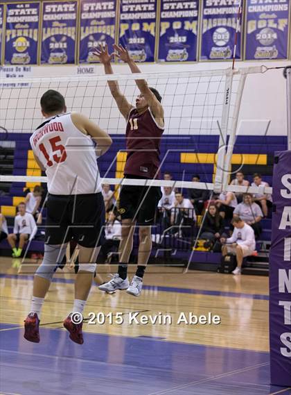 Thumbnail 2 in Ironwood vs Mountain Pointe (Notre Dame Prep Invitational) photogallery.