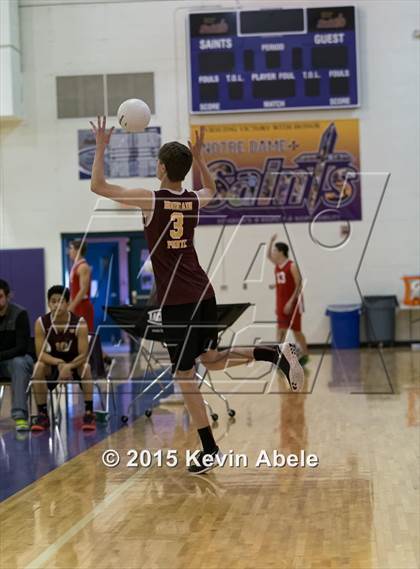 Thumbnail 2 in Ironwood vs Mountain Pointe (Notre Dame Prep Invitational) photogallery.