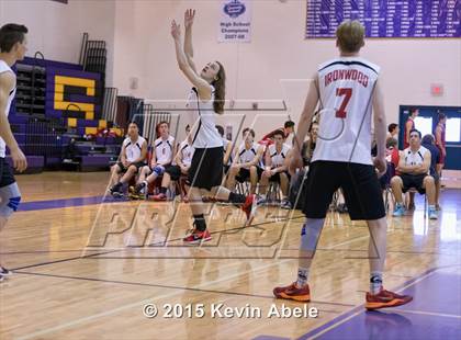 Thumbnail 3 in Ironwood vs Mountain Pointe (Notre Dame Prep Invitational) photogallery.