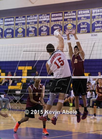 Thumbnail 3 in Ironwood vs Mountain Pointe (Notre Dame Prep Invitational) photogallery.
