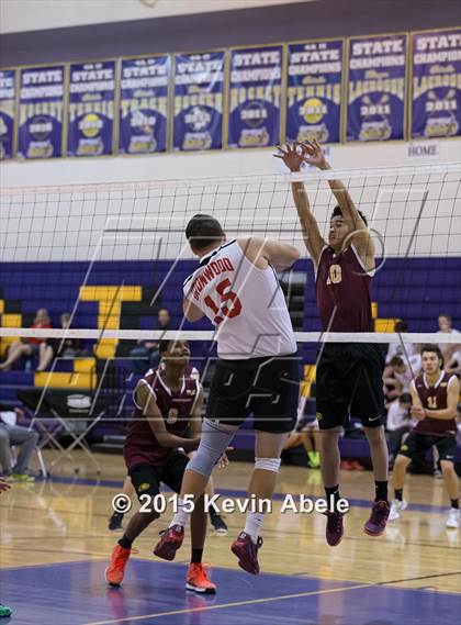 Thumbnail 1 in Ironwood vs Mountain Pointe (Notre Dame Prep Invitational) photogallery.