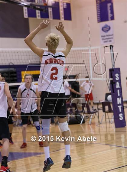 Thumbnail 1 in Ironwood vs Mountain Pointe (Notre Dame Prep Invitational) photogallery.