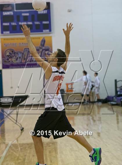 Thumbnail 2 in Ironwood vs Mountain Pointe (Notre Dame Prep Invitational) photogallery.
