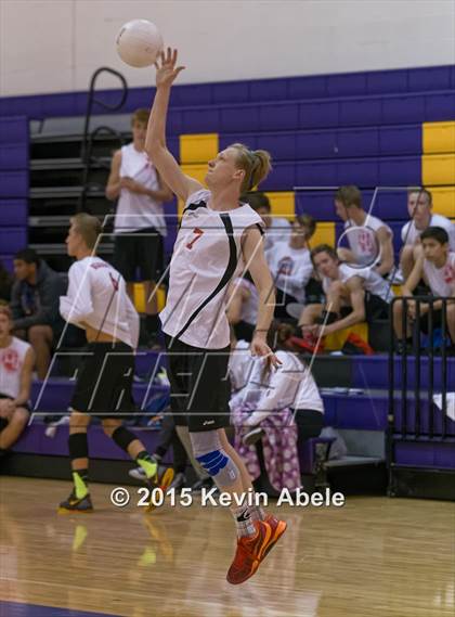Thumbnail 2 in Ironwood vs Mountain Pointe (Notre Dame Prep Invitational) photogallery.